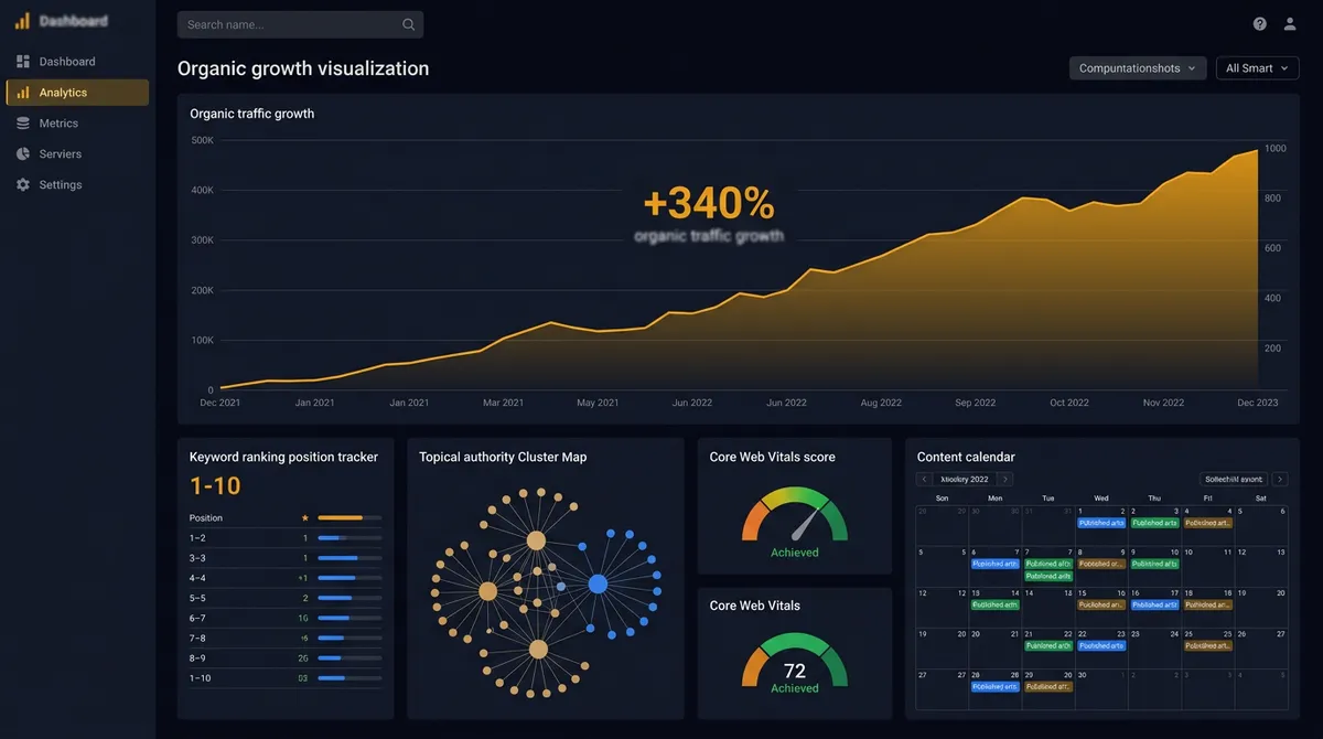 SEO organik trafik büyüme analizi